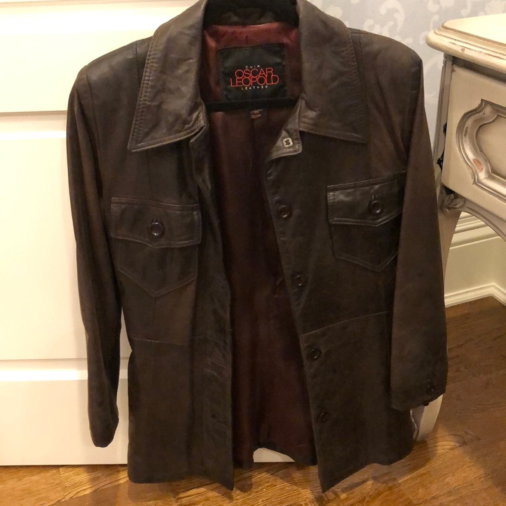 Leather jacket